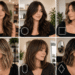 Different haircut styles for oval, round, square, heart, oblong and diamond face shapes