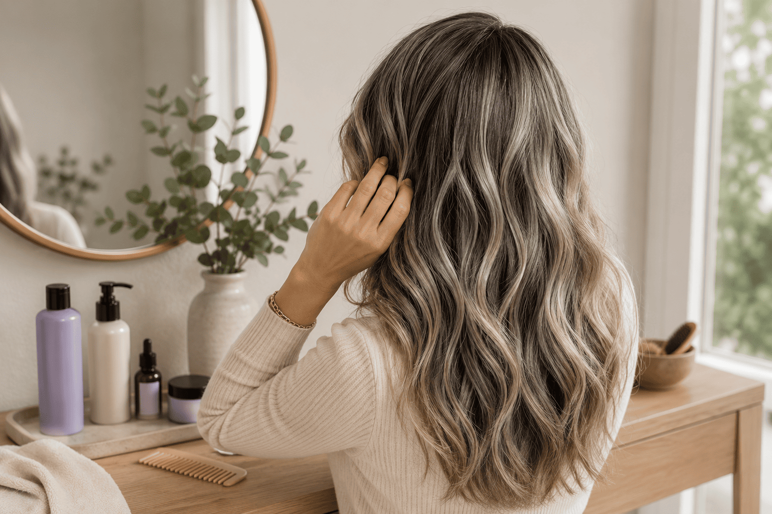 How to Maintain Your Gray Blending Between Appointments