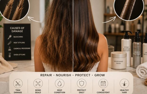 How to Repair Severely Damaged Hair